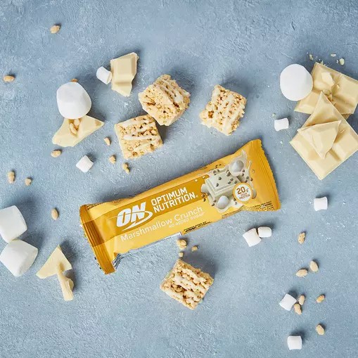 Optimum Nutrition Protein Bar Marshmallow Crunch 65 grams (1 bars) Brasil | KR4172930