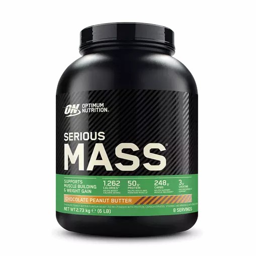 Optimum Nutrition Serious Mass Chocolate Peanut Butter 2.73 kg (8 Servings) Brasil | IT0851467